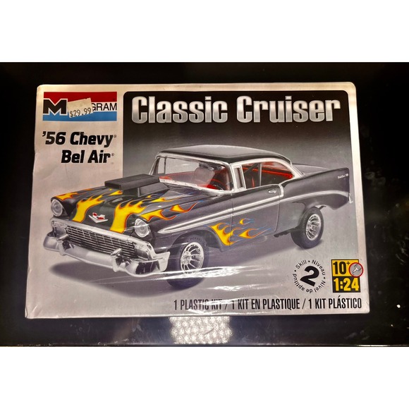 Monogram‎ Classic Cruiser '56 Chevy Bel Air 1:24 Scale Plastic Model Kit - Picture 1 of 3